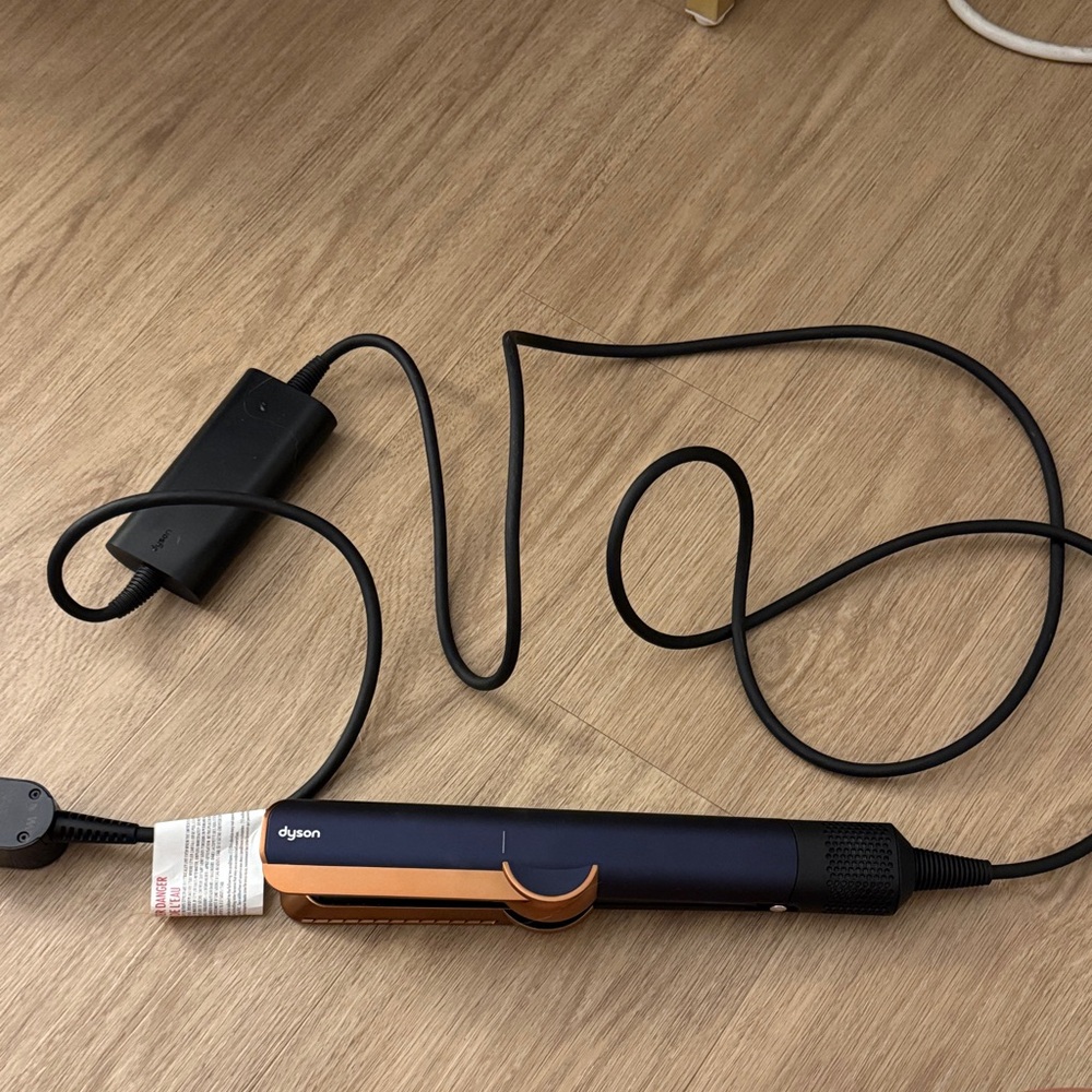Dyson Hair Straightener in Navy and Copper